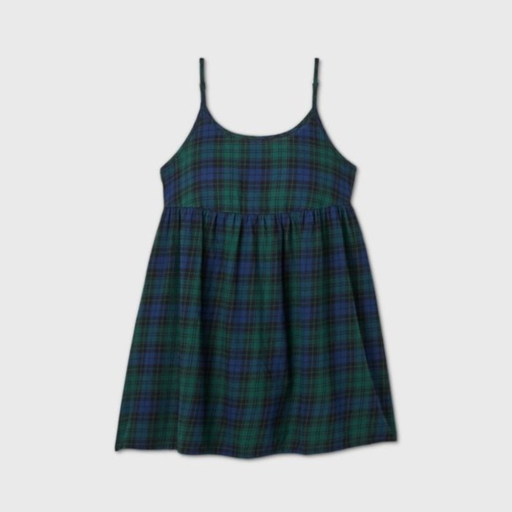 Women’s Plaid Babydoll Dress